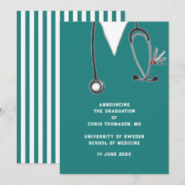 Invitación de graduación de la Facultad de Medicin