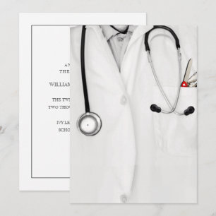 Invitación de graduación de la Facultad de Medicin