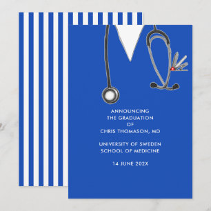 Invitación de graduación de la Facultad de Medicin