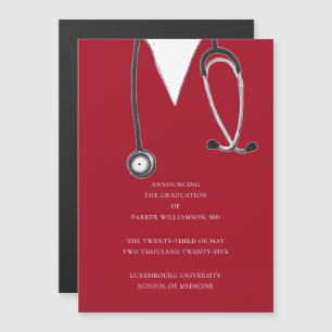 Invitación de graduación de la Facultad de Medicin