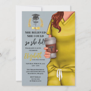 Invitación de graduación de la facultad de medicin