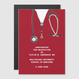 Invitación de graduación de la Facultad de Medicin