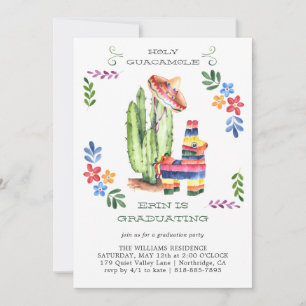 Invitación de graduación de la Fiesta Santa Guacam