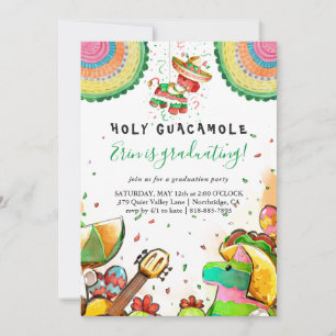 Invitación de graduación de la Fiesta Santa Guacam