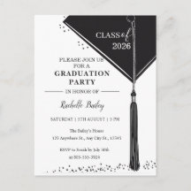 Invitación de graduación de la promoción de 2026