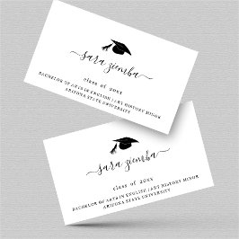 Invitación de Graduación de la tarjeta de graduaci