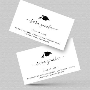 Invitación de Graduación de la tarjeta de graduaci