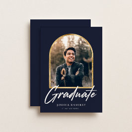 Invitación de graduación de marco fotográfico de a