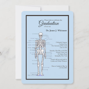Invitación de graduación de MD ortopédico