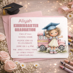 Invitación de Graduación de Niños Divertidos