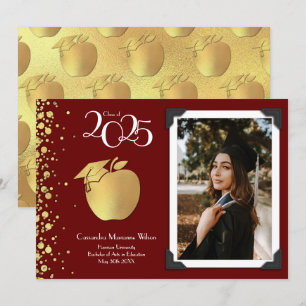 Invitación de Graduación de Oro de Educación Docen