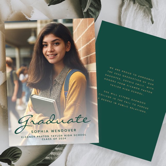 invitación de graduación de Oro Verde 2024 (Subido por el creador)