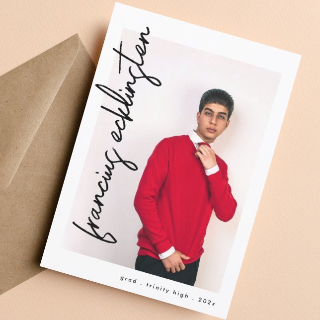 Invitación de graduación de personalizado Photo Hi (Subido por el creador)