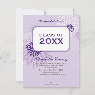 INVITACIÓN DE GRADUACIÓN DE PETIDOS :: GRAD105 1P