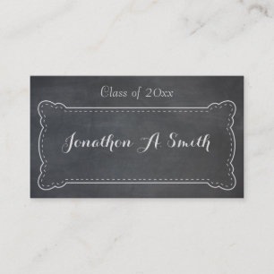 Invitación de graduación de pizarra