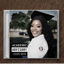 Invitación de graduación de portada del álbum de C