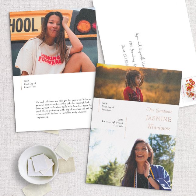 Invitación de graduación de Relieve metalizado bla (Subido por el creador)