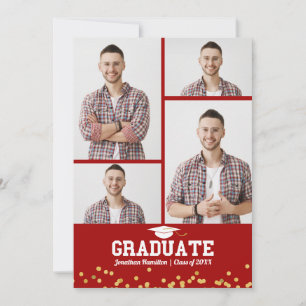 Invitación de graduación de secundaria 4 Foto