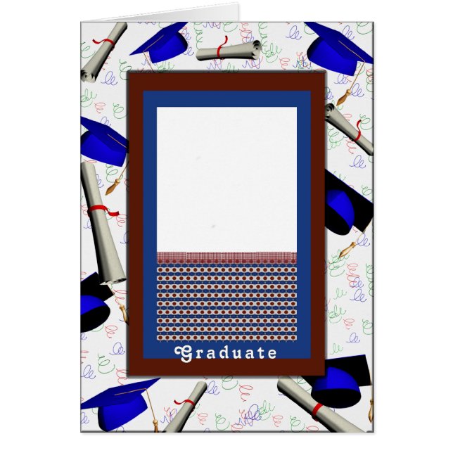 Invitación de graduación de secundaria para el hij (Frente)