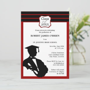 Invitación de Graduación de Silhouette