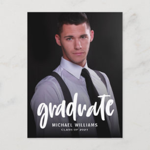 Invitación de graduación de tipo de fotografía tip