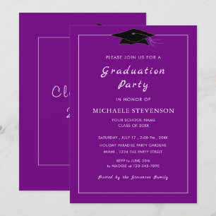 Invitación de Graduación de Tus Colores - Elegir F