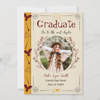 Invitación de Graduación del Libro de Cuentos Mági