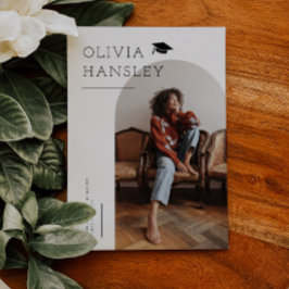 Invitación de Graduación del Nombre del Graduado A