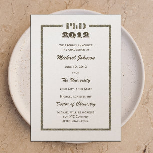 Invitación de Graduación Doctoral en Doctorado Met