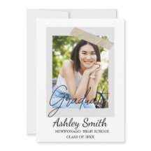 Invitación de Graduación Elegante Chic