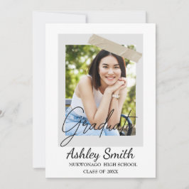 Invitación de Graduación Elegante Chic