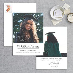INVITACIÓN de graduación en blanco de foto de GRAD