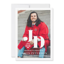 Invitación de Graduación en Facultad de Derecho