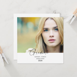 invitación de Graduación en Plaza de la Foto Única