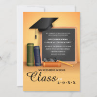 Invitación de graduación escolar