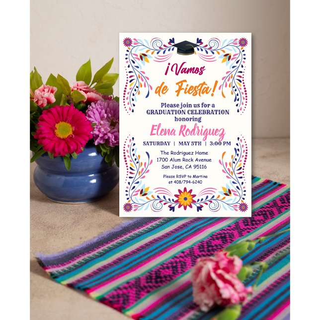 Invitación de Graduación Fiesta Mexicana (Subido por el creador)