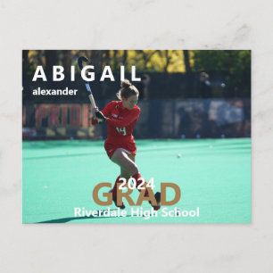 invitación de Graduación Fotográfica Lacrosse 2024