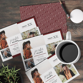 Invitación de graduación fotográfica Maroon 3