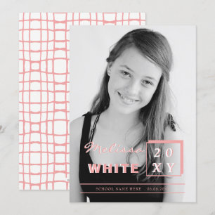 invitación de graduación futura brillante