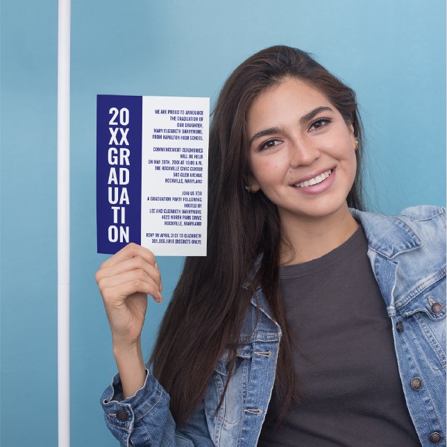 Invitación de graduación/Invitación de la Parte [A (Subido por el creador)