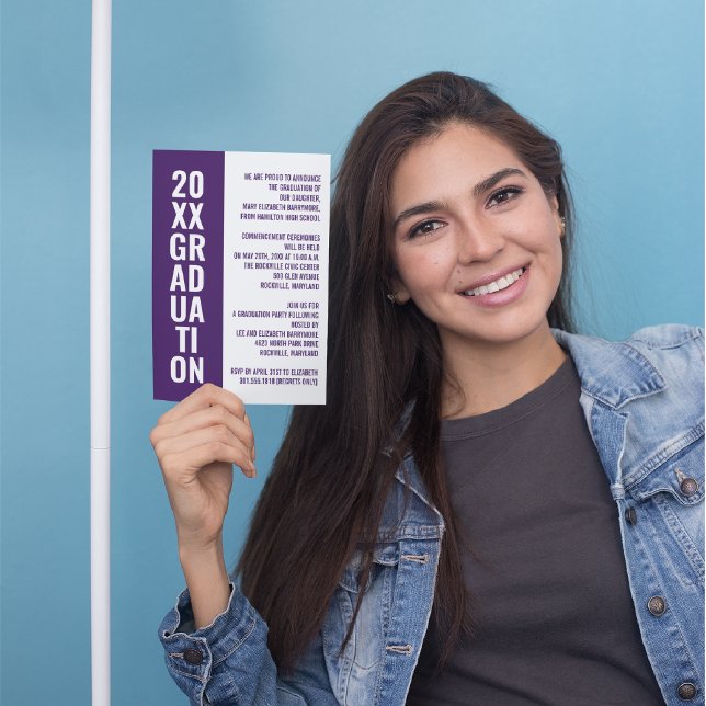 Invitación de graduación/Invitación de la Parte [P (Subido por el creador)