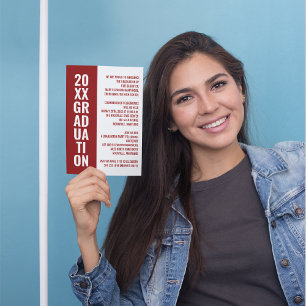 Invitación de graduación/invitación de partido [ro