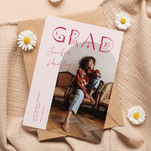 INVITACIÓN de Graduación Mística del Arco Rosa GRA