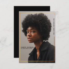 Invitación de graduación moderna de la frontera do