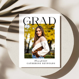 Invitación de graduación moderna simple