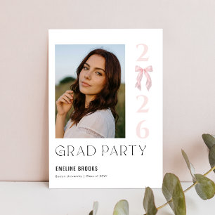 Invitación de graduación para fiesta de graduación