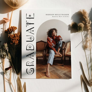 Invitación de Graduación para Graduados Boho