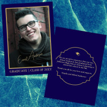 Invitación de Graduación para Graduados de Fotogra