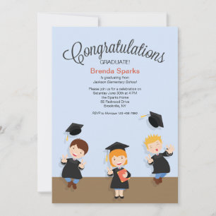 Invitación de graduación para joven graduada