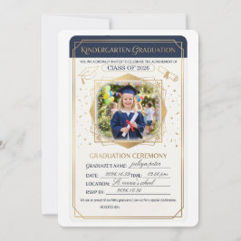 Invitación de graduación para niños, Preescolar Ki